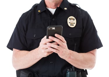 Police use smartphone in internet cyber sting operaitons
