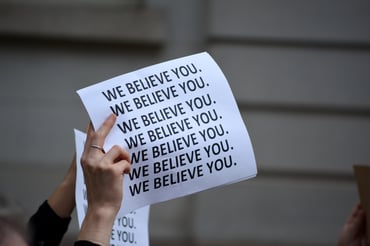 believe the victim groupthink