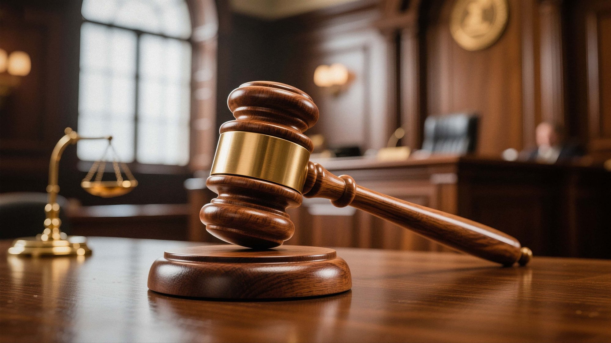 wooden-gavel-resting-on-table-in-a-courtroom